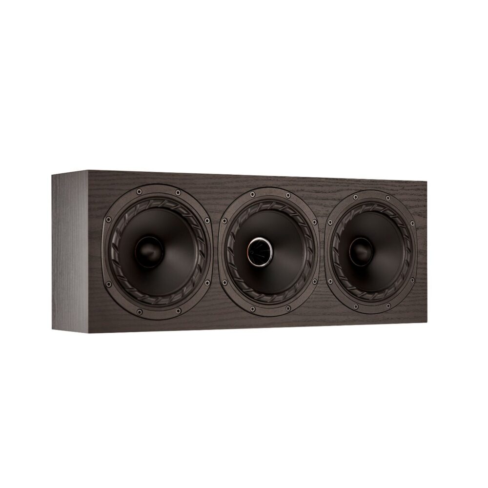 Main image of the Fyne Audio F5E LCR centre channel speaker with awards.