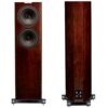 Fyne Audio F702 speakers in Piano Gloss Walnut finish – front and rear panels.