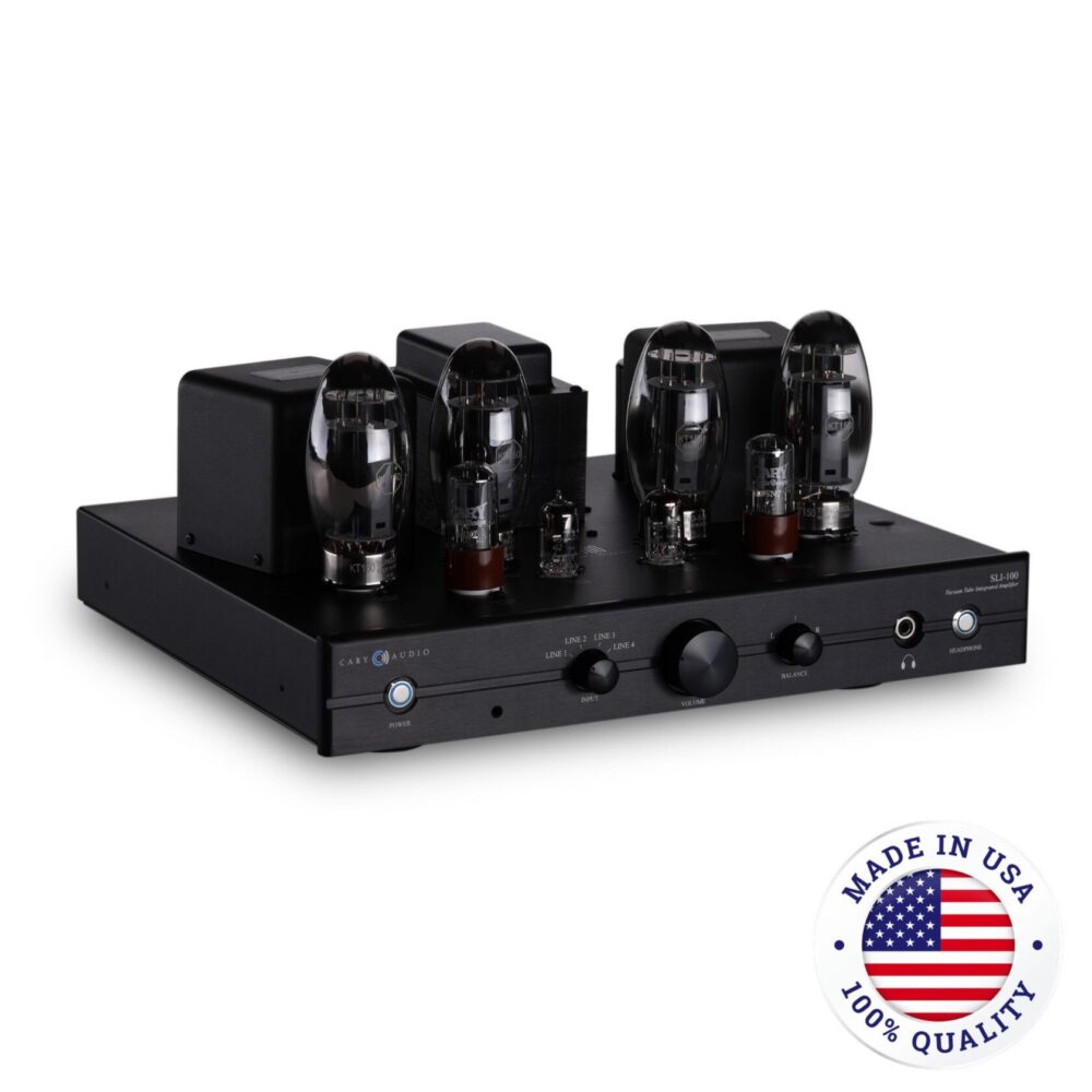 Main image of the Cary Audio SLI-100 valve integrated amplifier. Made in the USA.