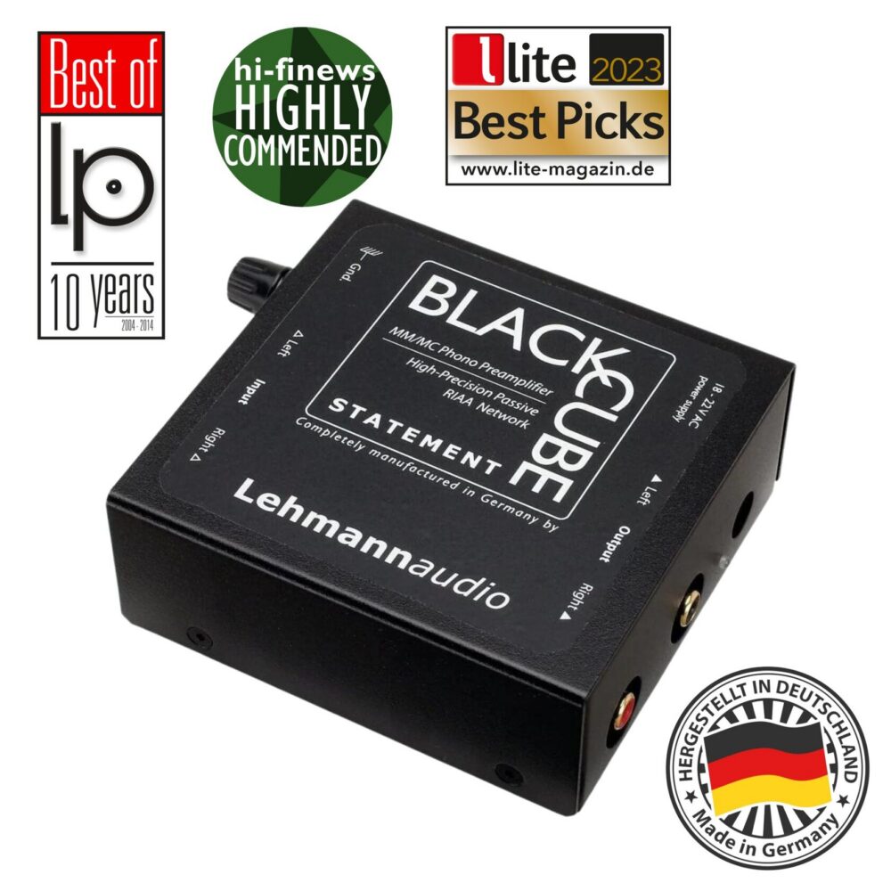 Lehmannaudio Black Cube Statement