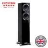 Main image of the Fyne Audio F501SP premium floorstanding speakers with awards. Made in the UK.