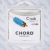 Chord Company C-sub subwoofer cable – box and packaging