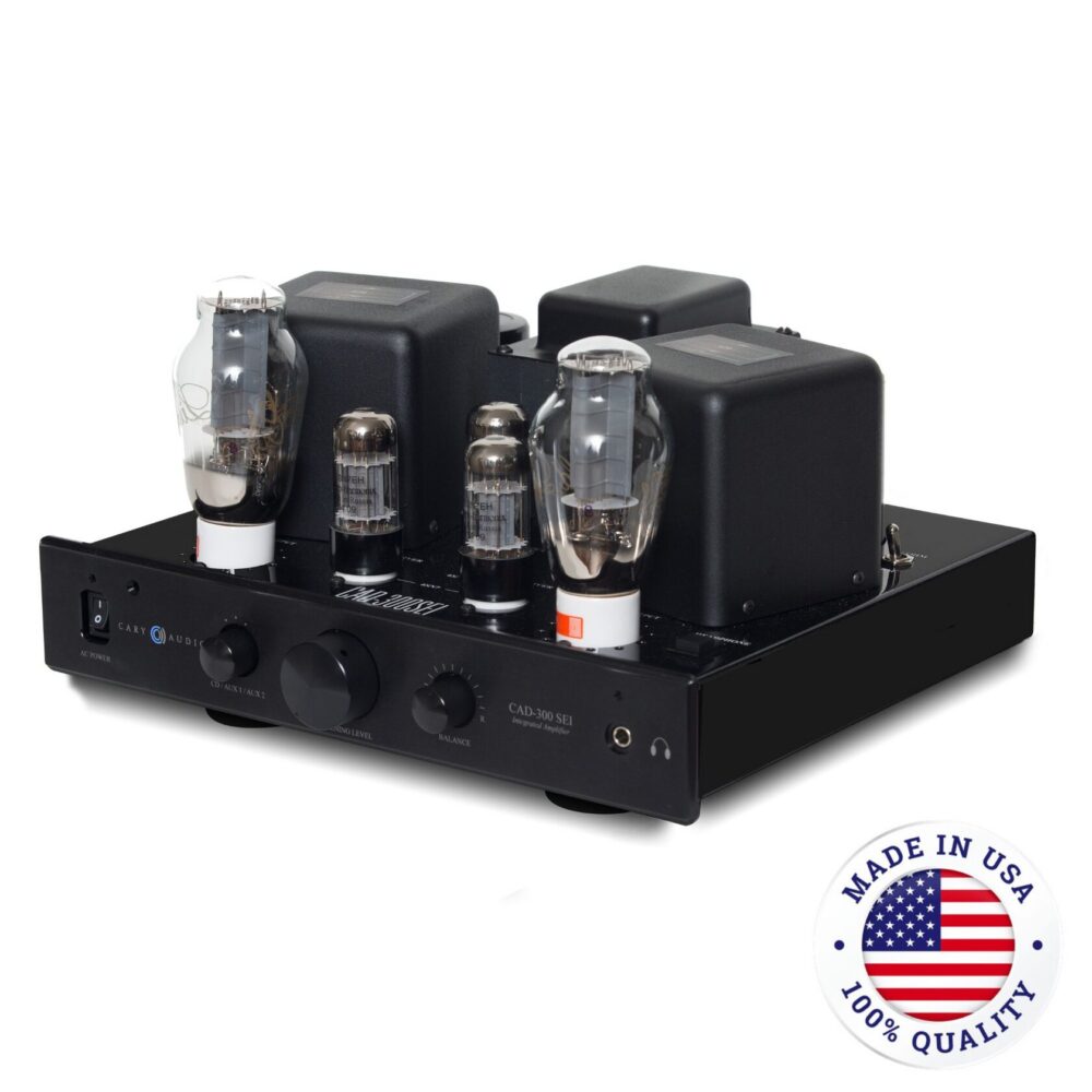 Main image of the Cary Audio CAD-300 SEI valve integrated amplifier. Made in the USA