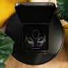 Meze Audio Elite headphones placed in their premium carry case with accessories