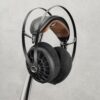 Meze Audio 105 AER headphones on headphone stand – front profile