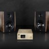 Gold Note IS-10 all-in-one audio system with bookshelf speakers
