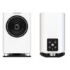 Fyne Audio F700 speakers in Piano Gloss White finish – front and rear panels.