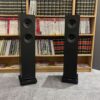 Fyne Audio F501E floorstanding speakers in a black ash finish