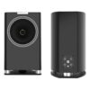 Fyne Audio F701 speakers in Piano Gloss Black finish – front and rear panels.
