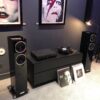Fyne Audio F501SP premium floorstanding speakers in a high-end audio system.