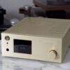 Gold Note IS-10 streaming amp in gold finish – front view