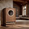 Fyne Audio Vintage Classic Gold XV SP – Isoflare Premium Retro-Style Speakers with SuperTrax