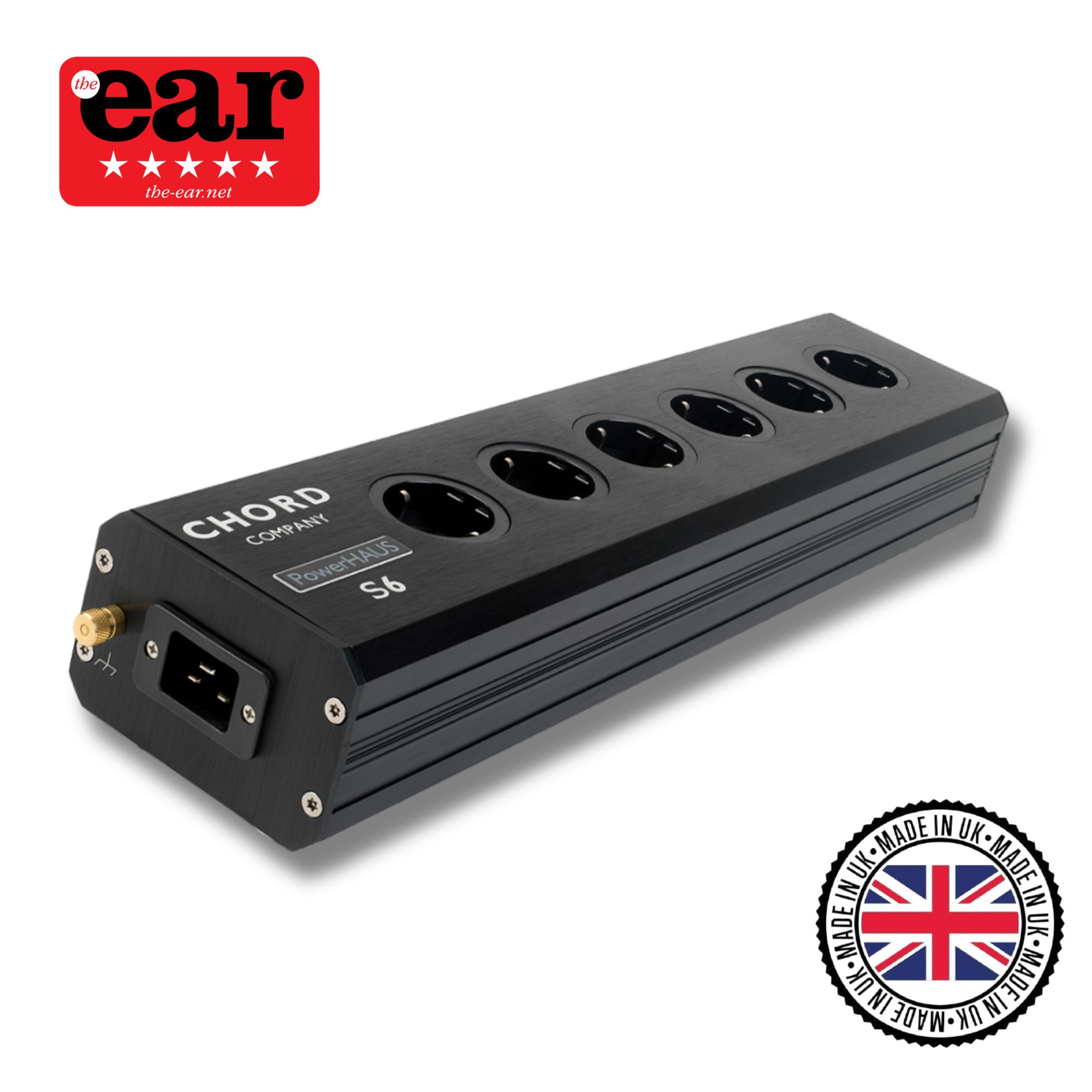 Chord PowerHAUS S6 Mains Distribution Block – The Ear Net – Made in UK