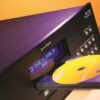 Cary Audio DMC-600SE – open CD tray with a compact disc inserted.