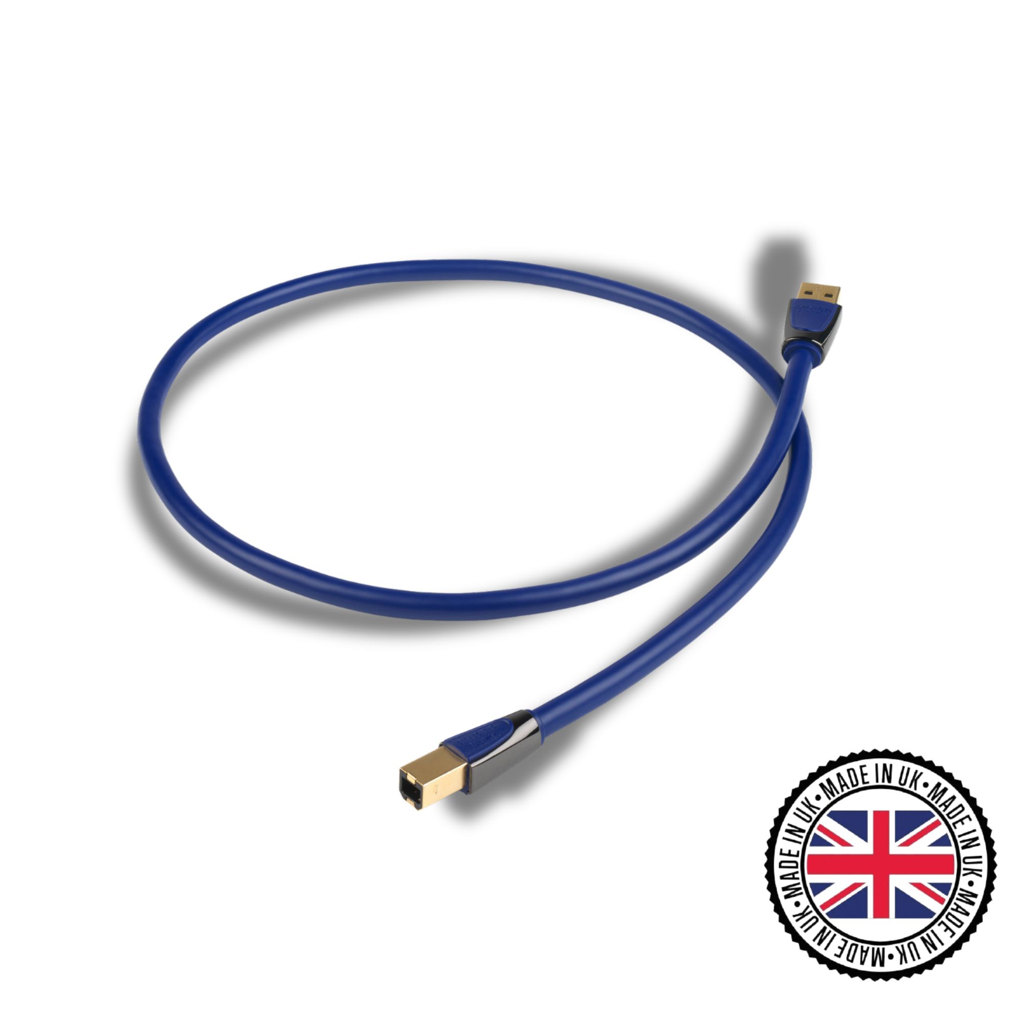 Chord Clearway USB A kuni B kaabel – toodetud Suurbritannias