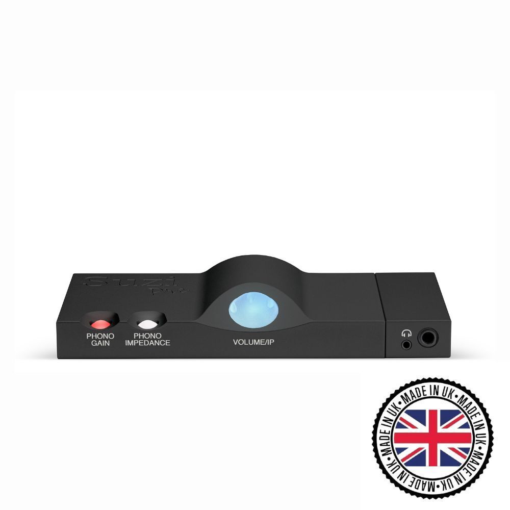 Chord Electronics Suzi Pre pirminis stiprintuvas juodos spalvos, Pagaminta Britanijoje