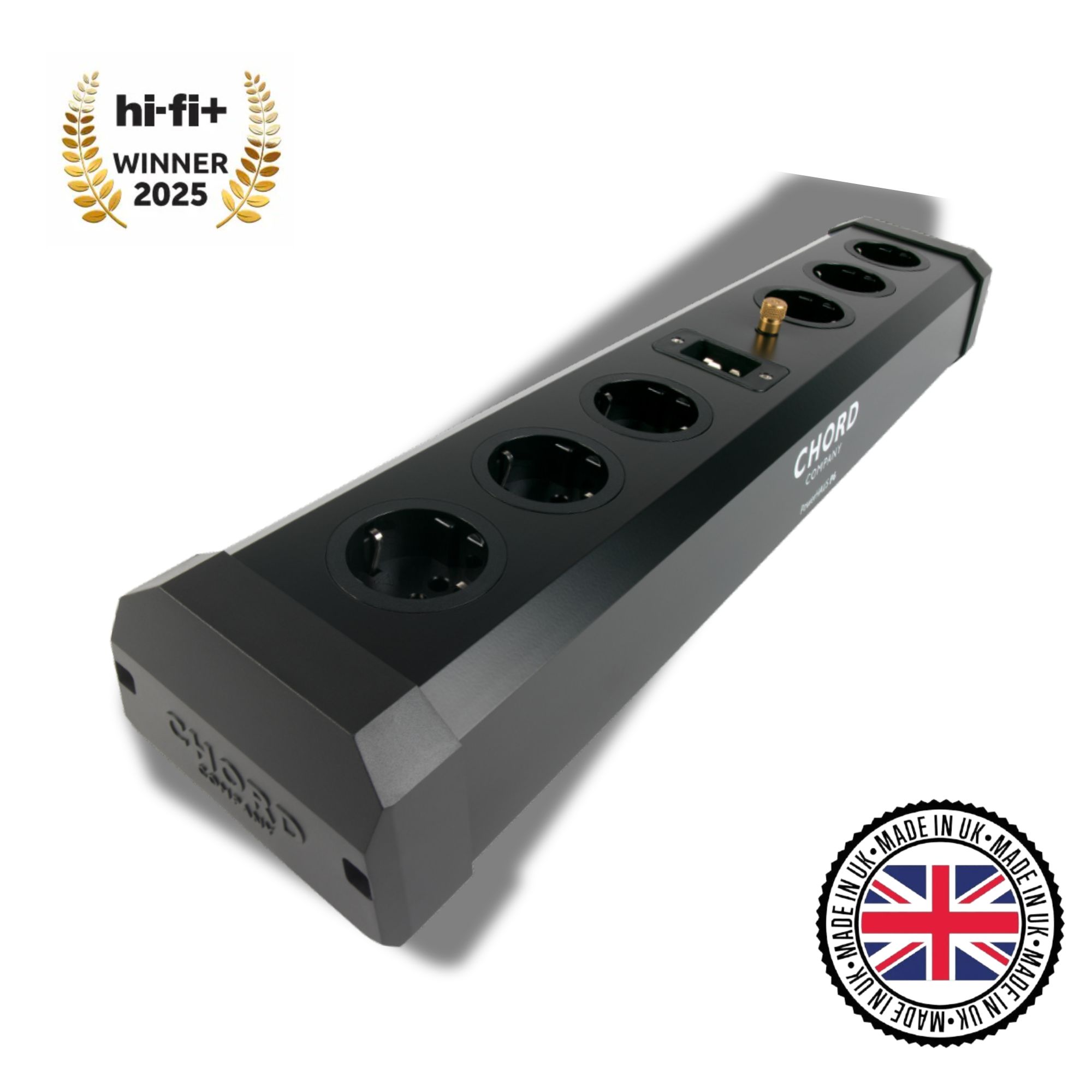 Chord PowerHAUS P6 mains distribution block – Hi-Fi Plus award – Made in UK