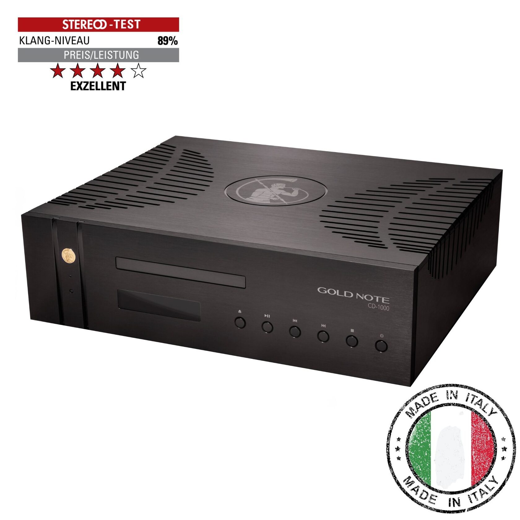 Gold Note CD-1000 MKII – Reference compact disc player