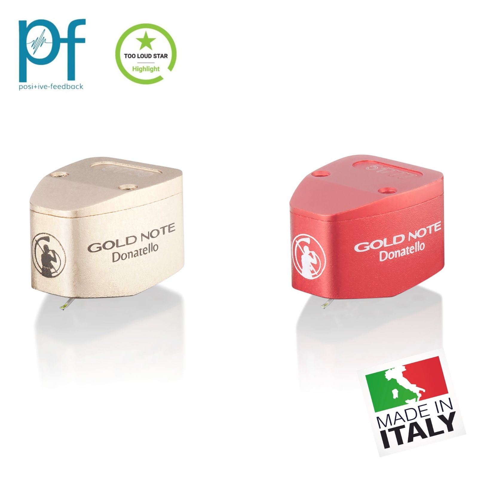 Gold Note Donatello MC cartridge – awards – Made in Italy