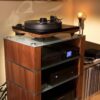 Gold Note Giglio turntable in hifi audio system