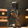Meze Audio LIRIC 2 kõrvaklapid on esitletud stiilsel kõrvaklappide alusel