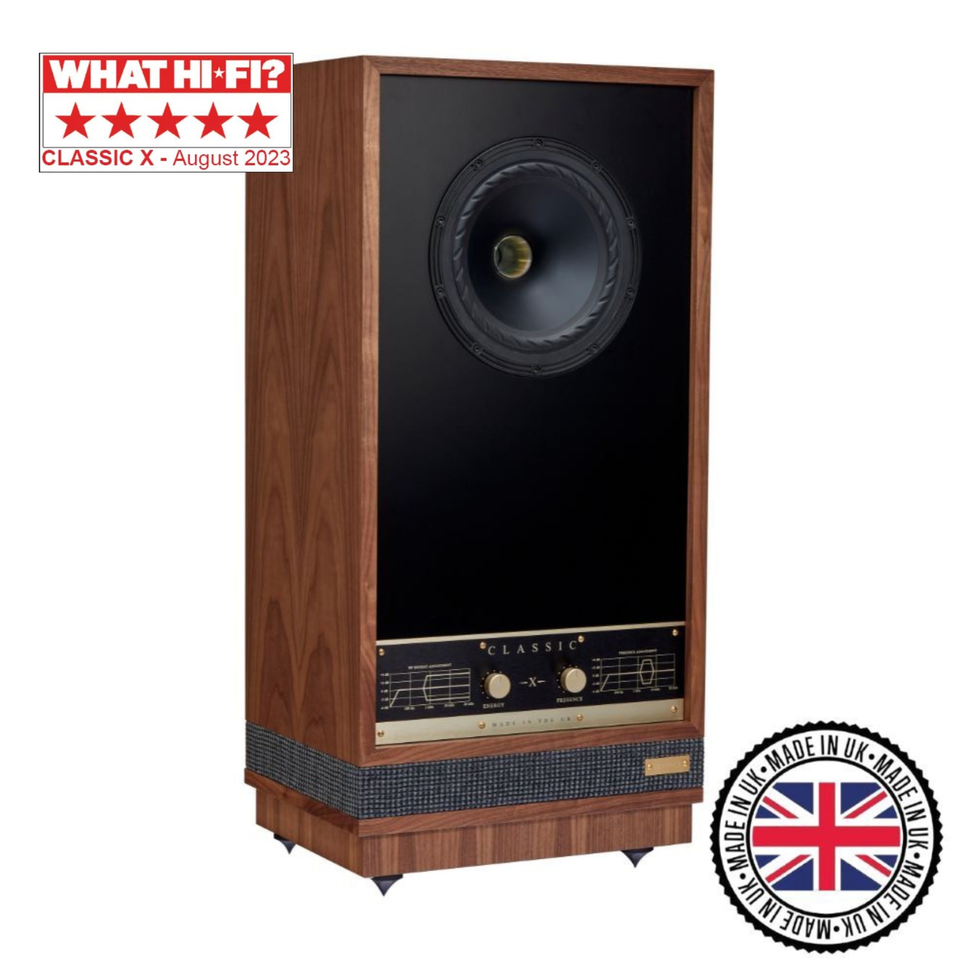 Fyne Audio Vintage Classic X floorstanding loudspeaker. Made in Scotland.