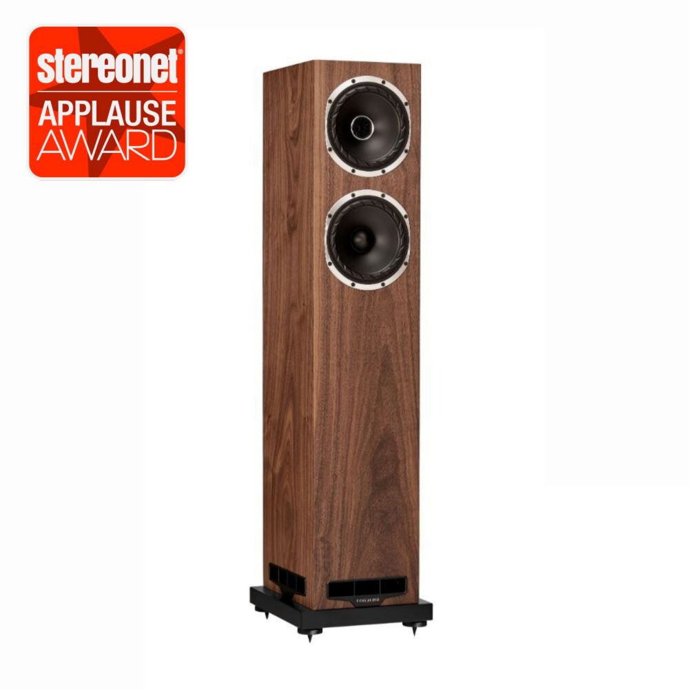 Main image of the Fyne Audio F501S floorstanding speakers with awards
