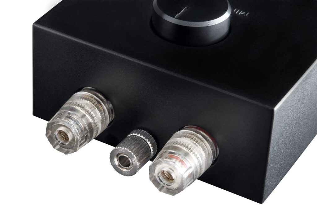 Fyne Audio S TRax black rear panel
