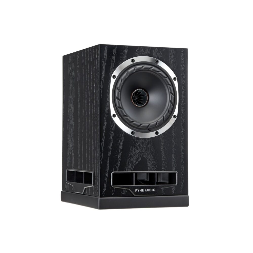 Main image of the compact Fyne Audio F5S bookshelf speakers.