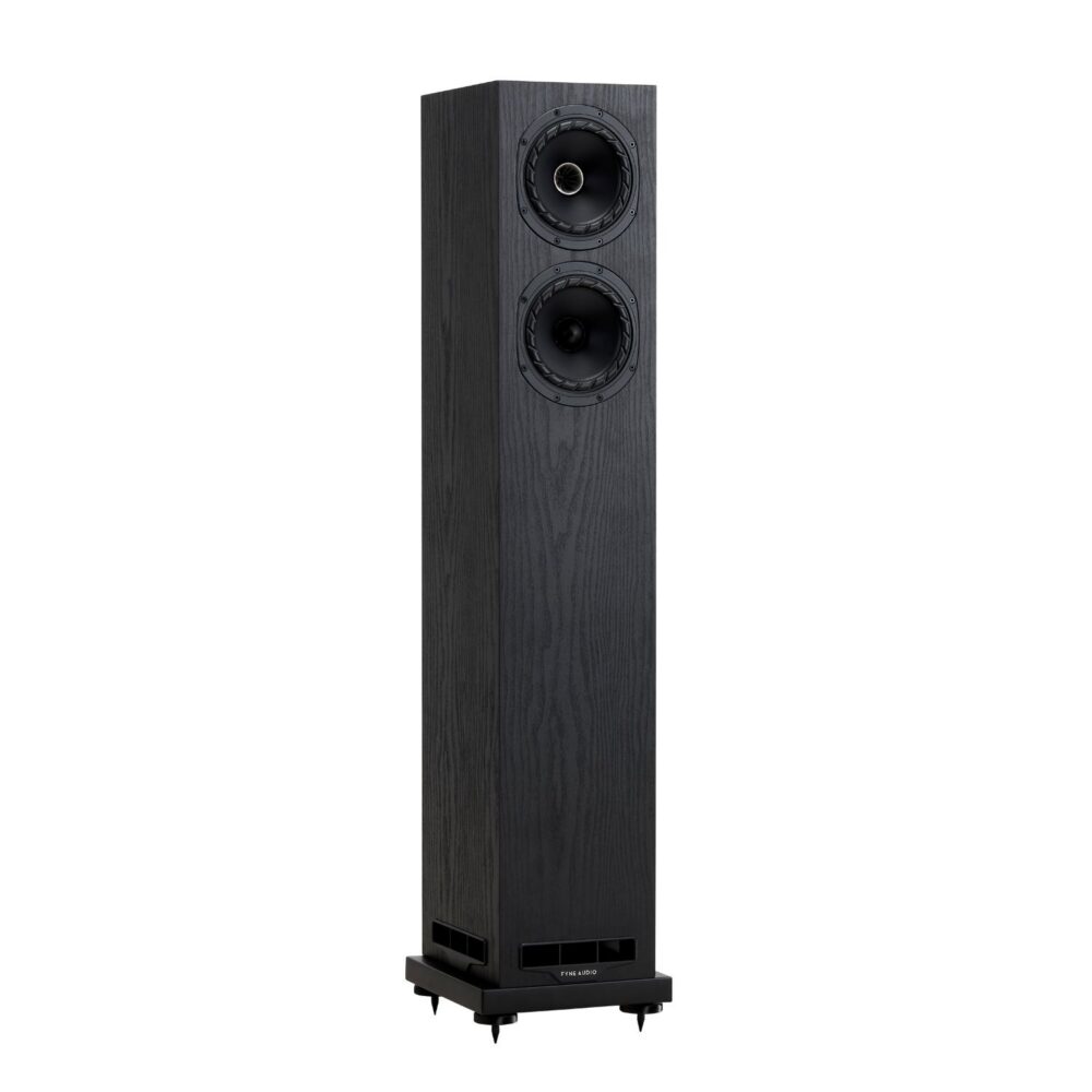Main image of the Fyne Audio F55E floorstanding speakers.
