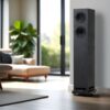 Fyne Audio F5E – lifestyle photograph of the speakers in a home setting.