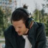 Meze Strada – closed-back headphones. Lifestyle photo