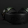Meze Strada – closed-back headphones. Logo.