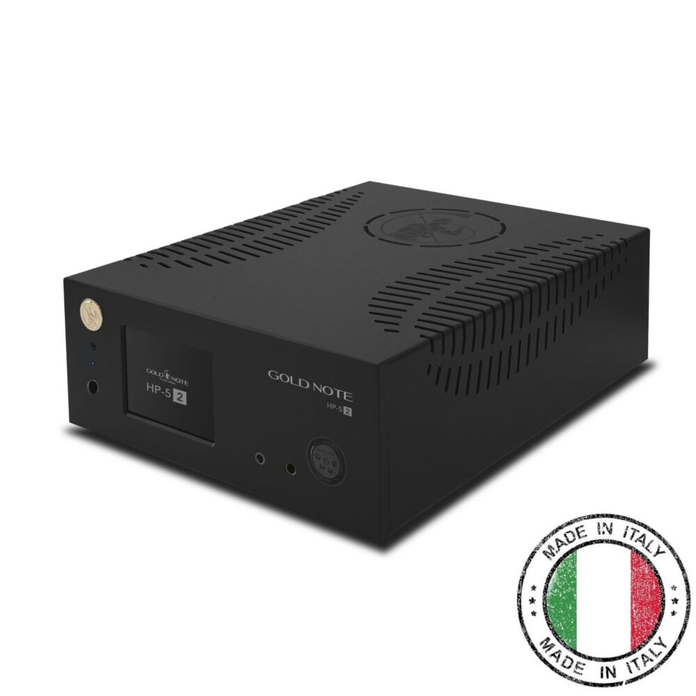 Gold Note HP-5.2 headphone amplifier. Made In Italy