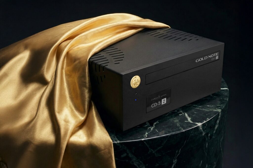 Gold Note CD-5.2 is redesigned with all new chassis and added volume control capability