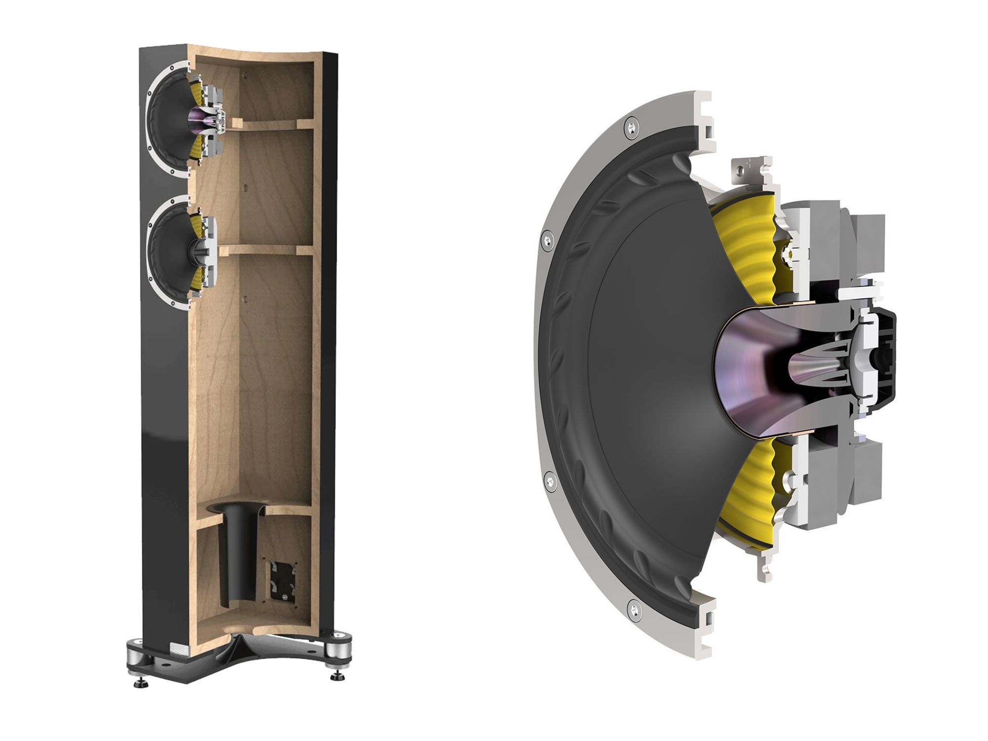 Fyne Audio F500 SP series – cabinet and IsoFlare driver