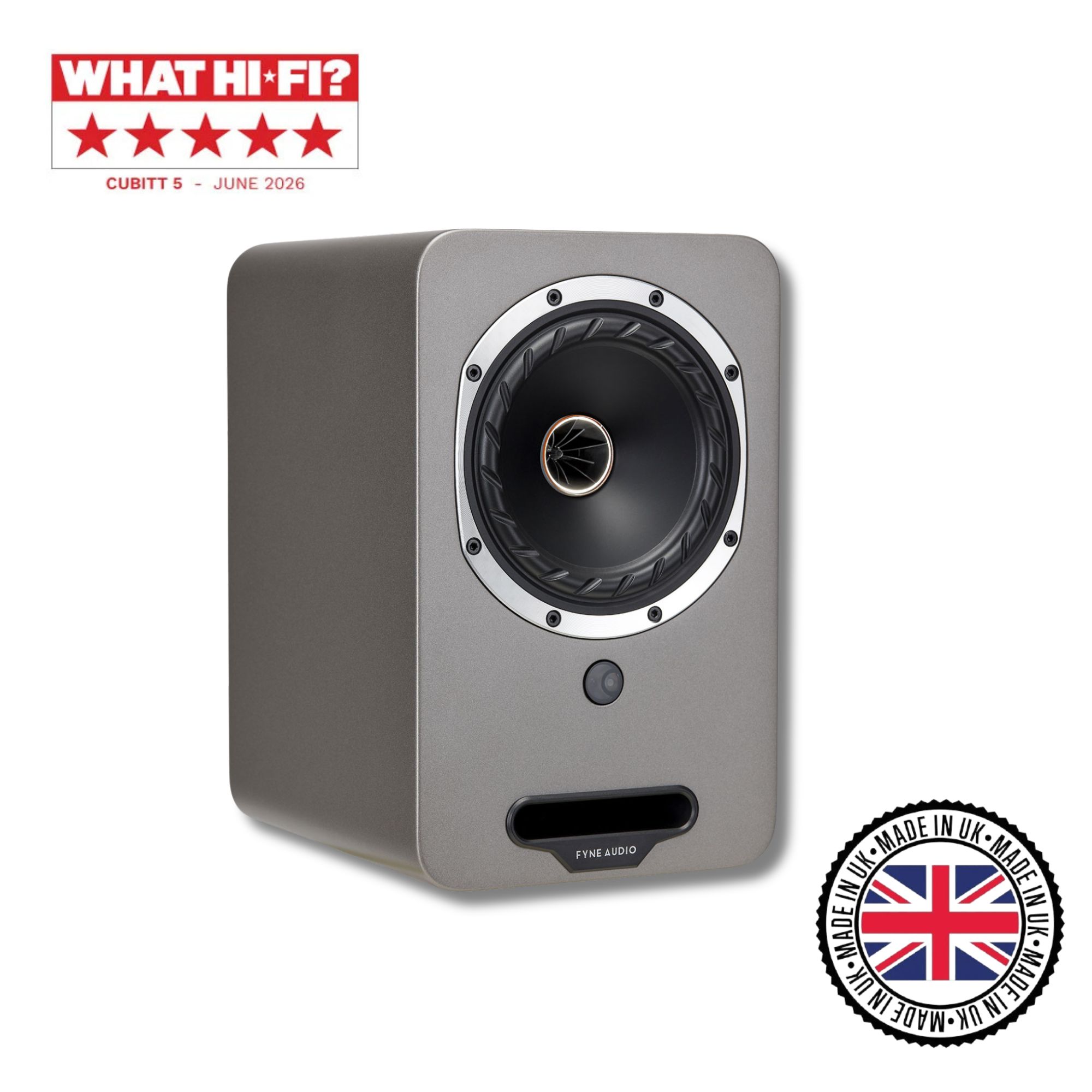 Fyne Audio Cubitt 5 wireless active speakers