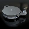 Acoustic Signature Merlin NEO german turntable. Silver finish, compact design.