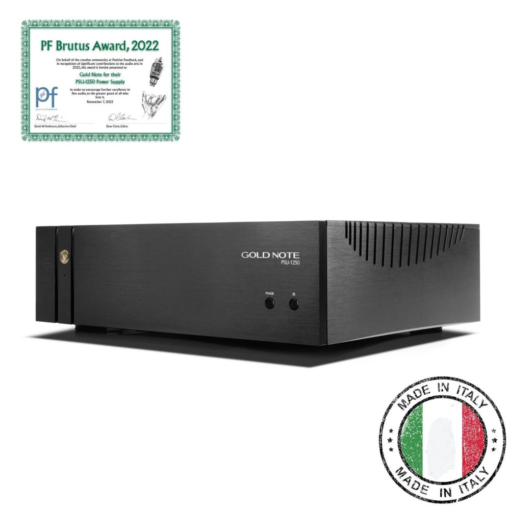 Gold Note PSU-1250 power supply for high end audio equipment