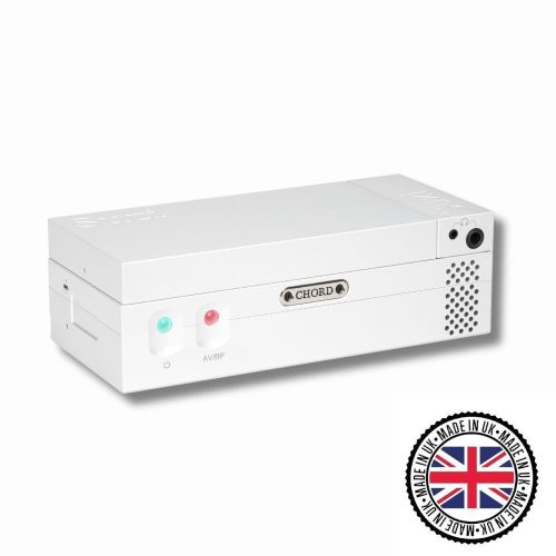 Chord Electronics Suzi stereo power amplifier in silver finish, Made in Britain