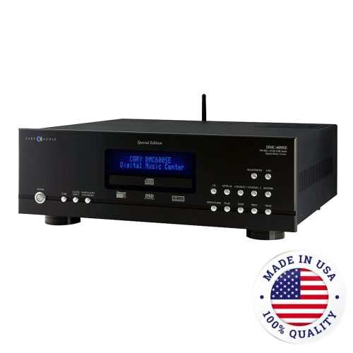 Main image of the Cary Audio DMC-600SE CD player with built-in DAC. Made in the USA.