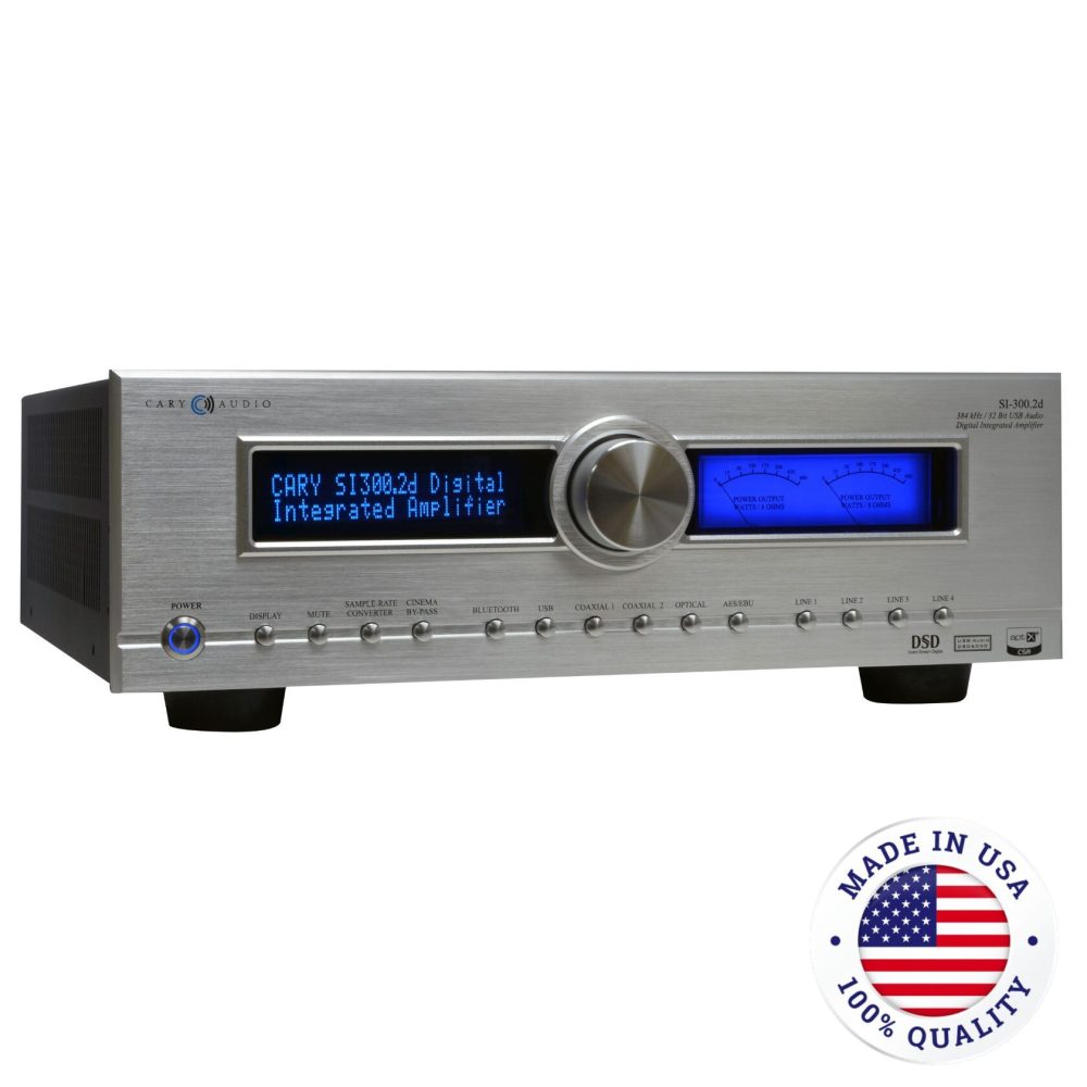 Main image of the Cary Audio SI-300.2d solid-state integrated amplifier. Made in the USA.