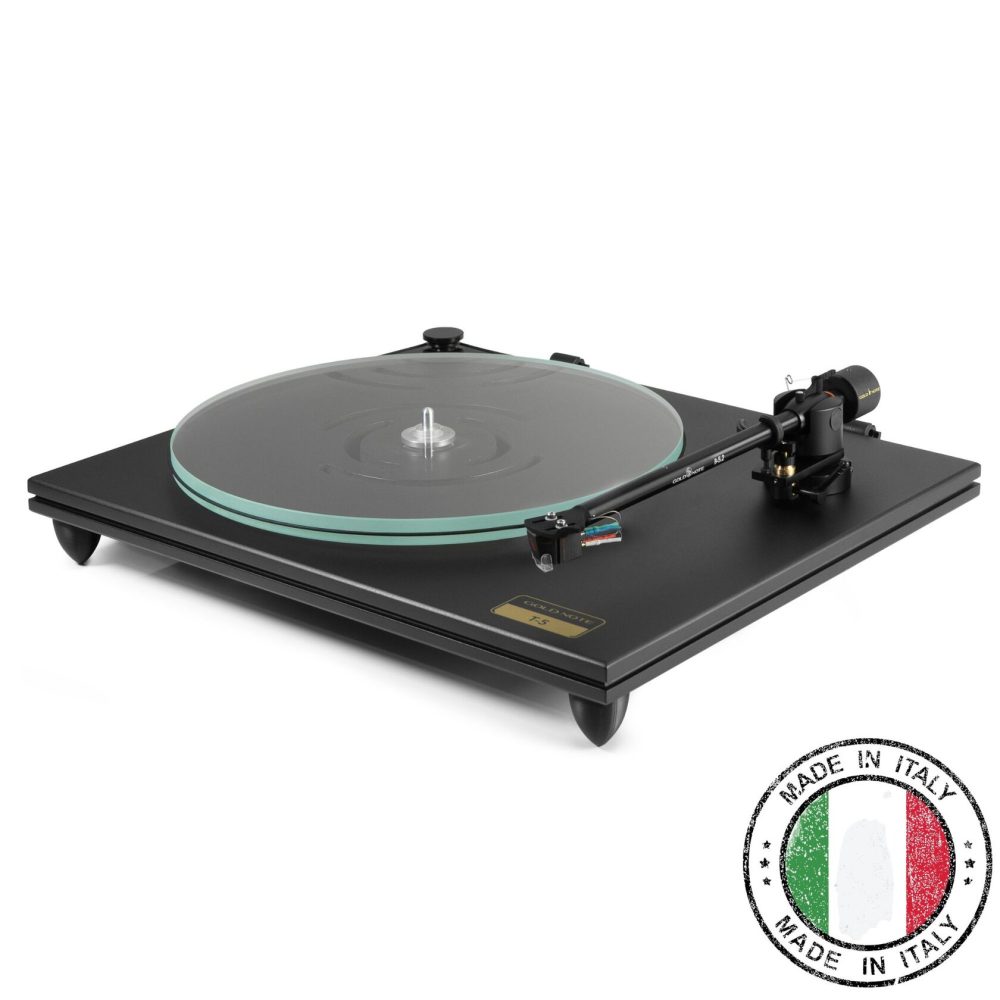 Gold Note T-5 Italian turntable. Made in Italy