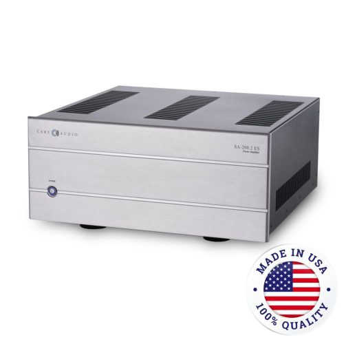 Main image of the Cary Audio SA-200.2d stereo power amplifier. Made in the USA.