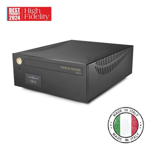 Gold Note CD-5 – awards and made in Italy logo