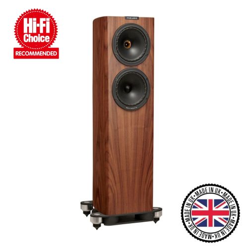 Main image of the Fyne Audio F702SP High End floorstanding speakers with What Hi-Fi? award. Made in the UK.